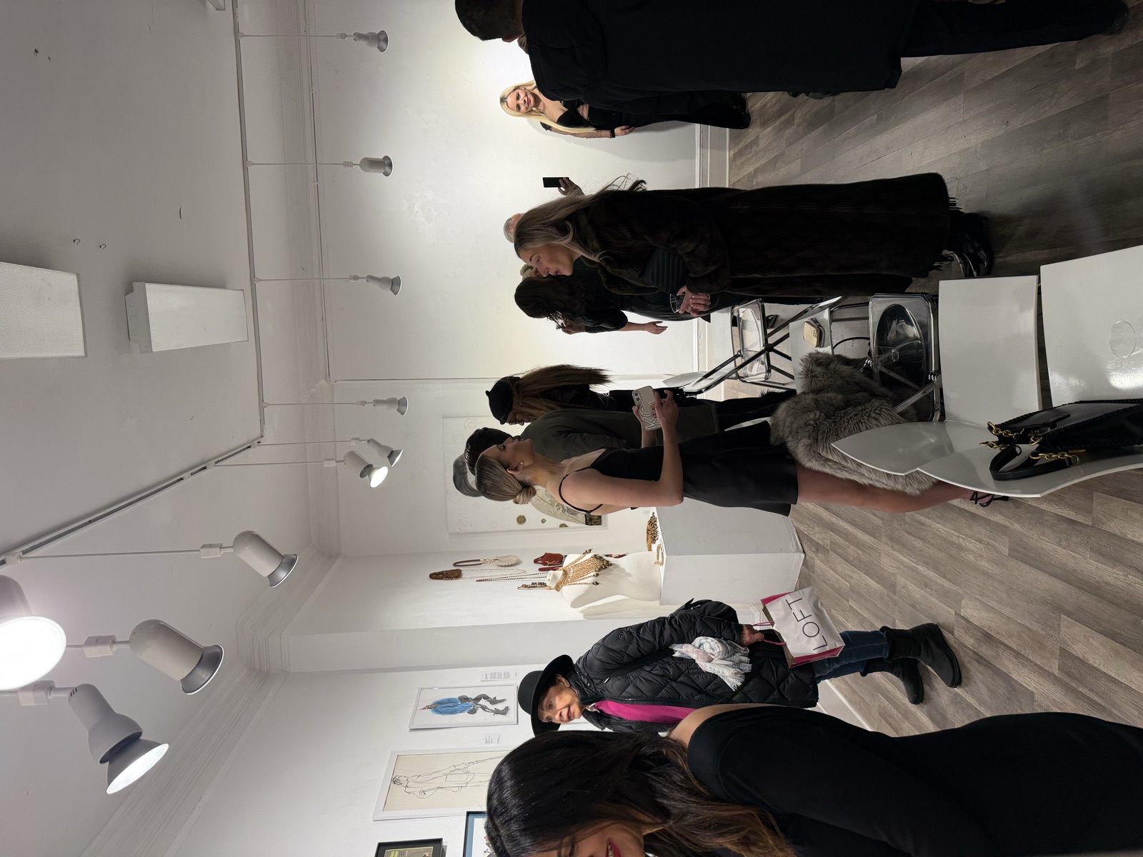 NY Fashion Week exhibition, Saphira & Ventura
